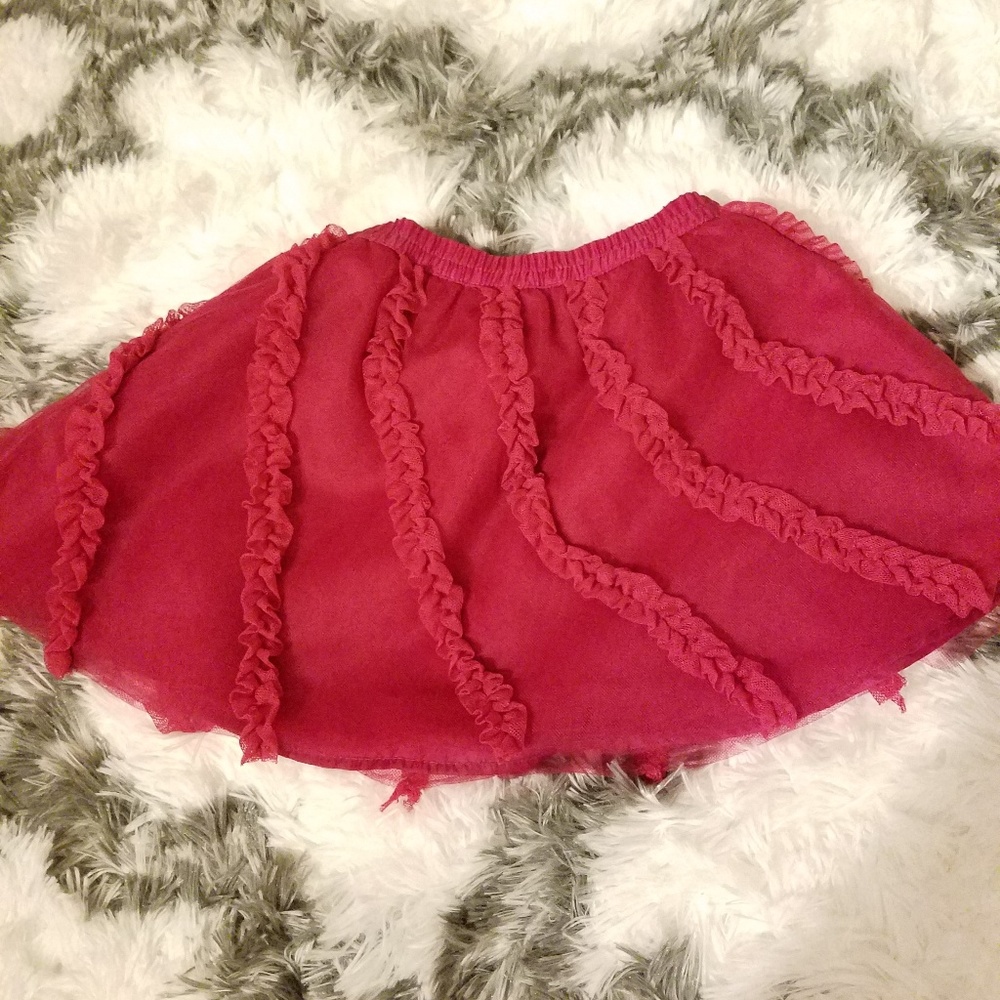 Red tutu skirt